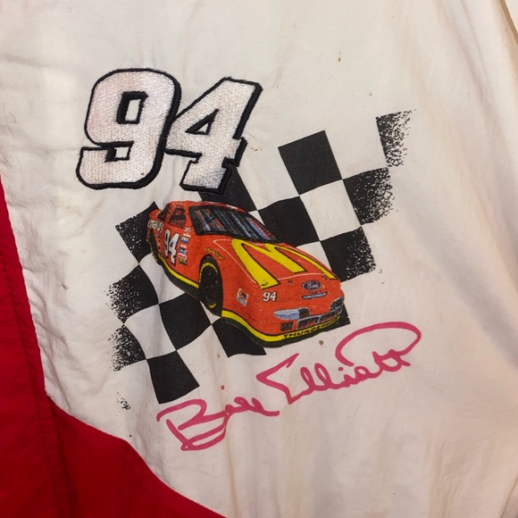 90’s Vintage NASCAR Bill Elliot Windbreaker - Picture 6 of 8